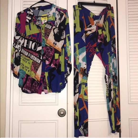 Pants - Plus Size Matching Legging Set 🆕🔥